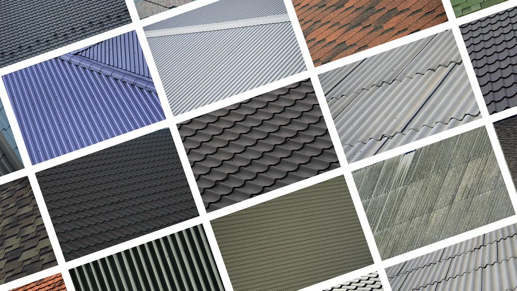Different roofing types, depicting the different google ads