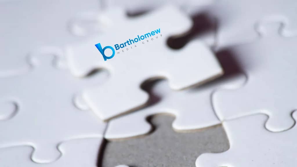 puzzle with Bartholomew Media Group as the missing piece for roofing companies. 