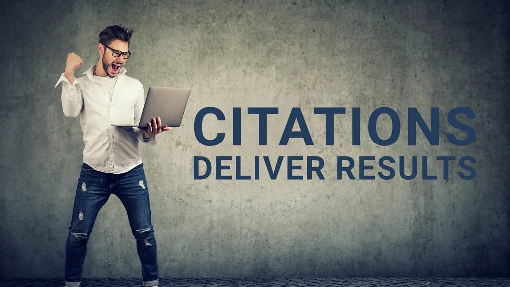 Citations deliver results for local seo