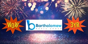 Bartholomew Media Group Celebrates 3 years