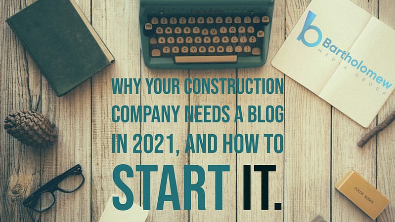 how to blog for construction companies cover image